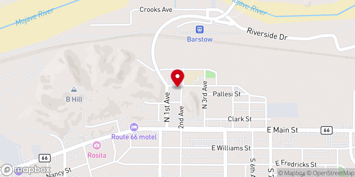 Map showing location of Mission Field Ministries