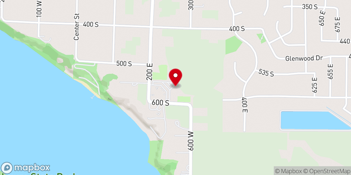 Map showing location of Missionary Center