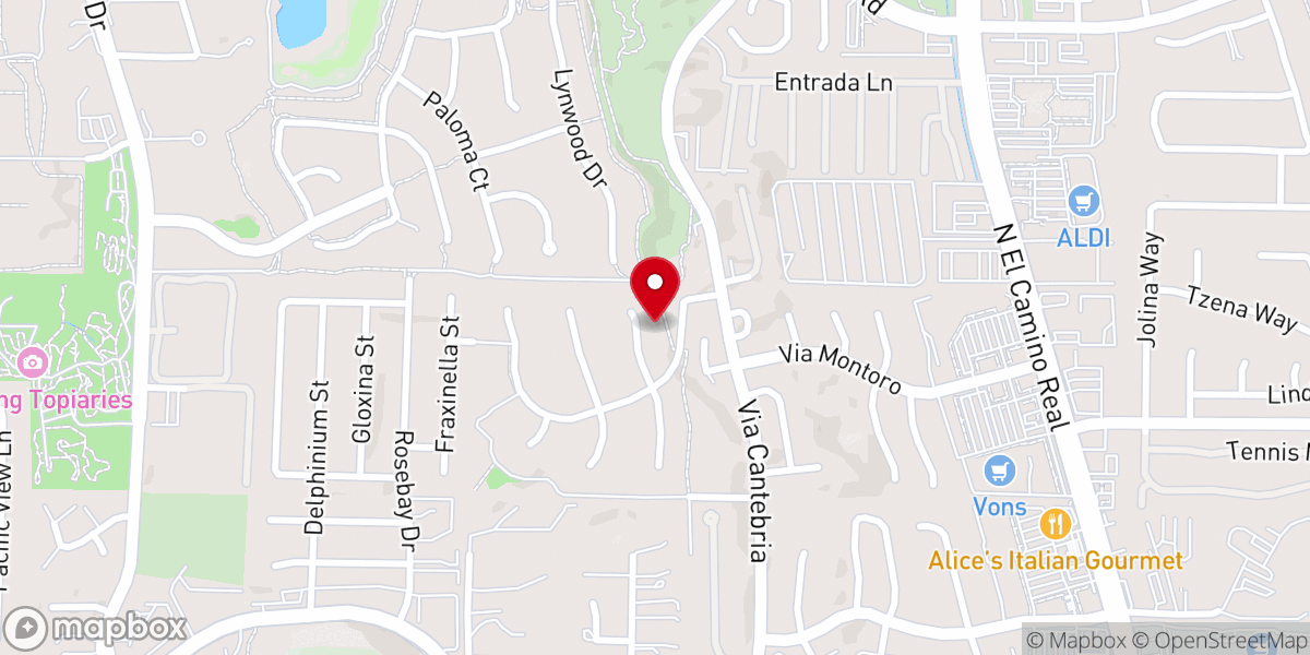 Map showing location of Moishe House