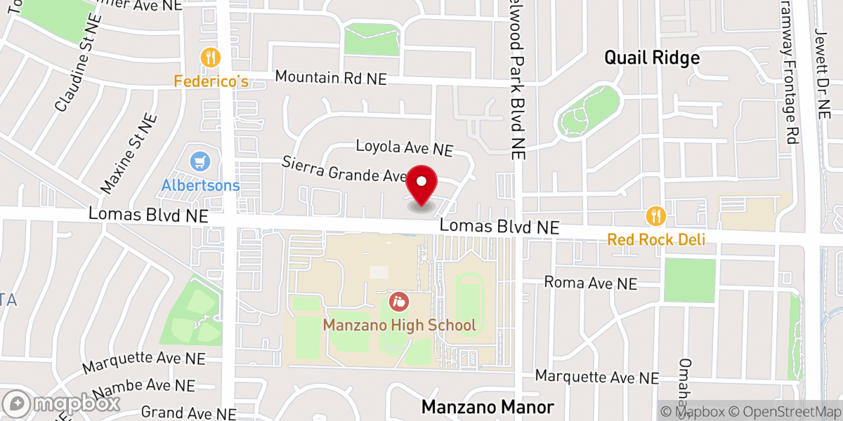 Map showing location of Monterey Baptist Church