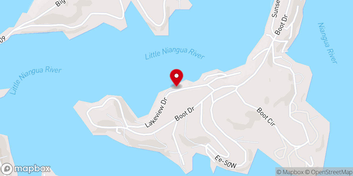 Map showing location of Montgomery Church