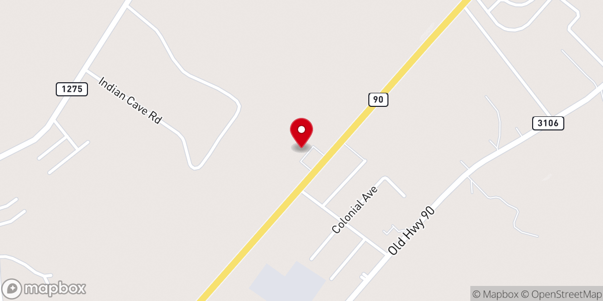 Map showing location of Monticello First Church Of The Nazarene