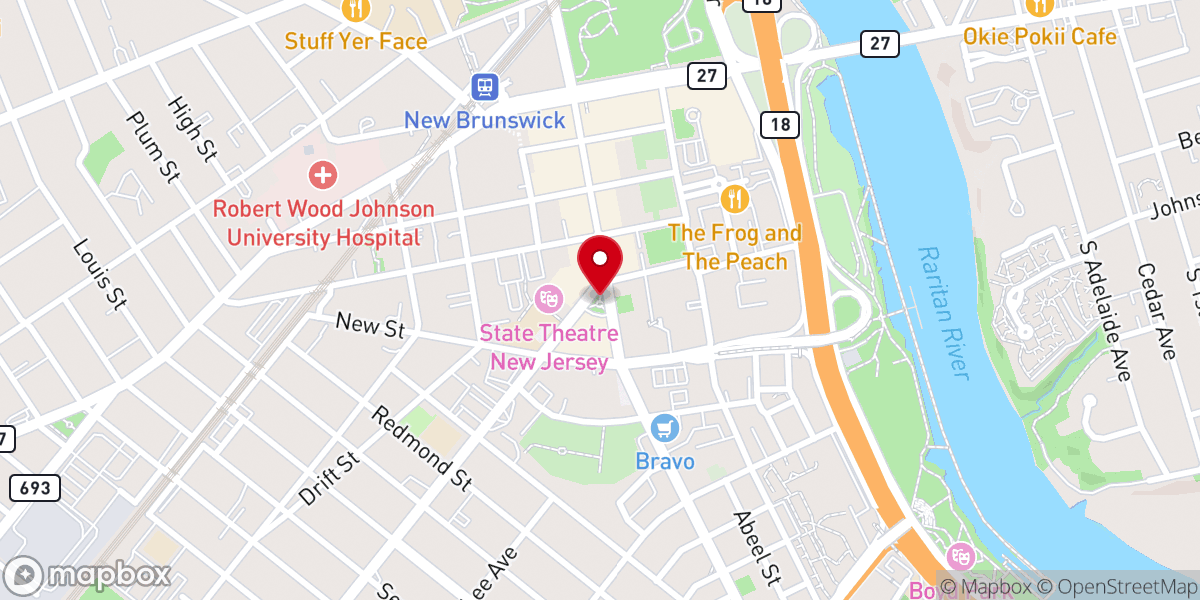 Map showing location of Monument Square Park