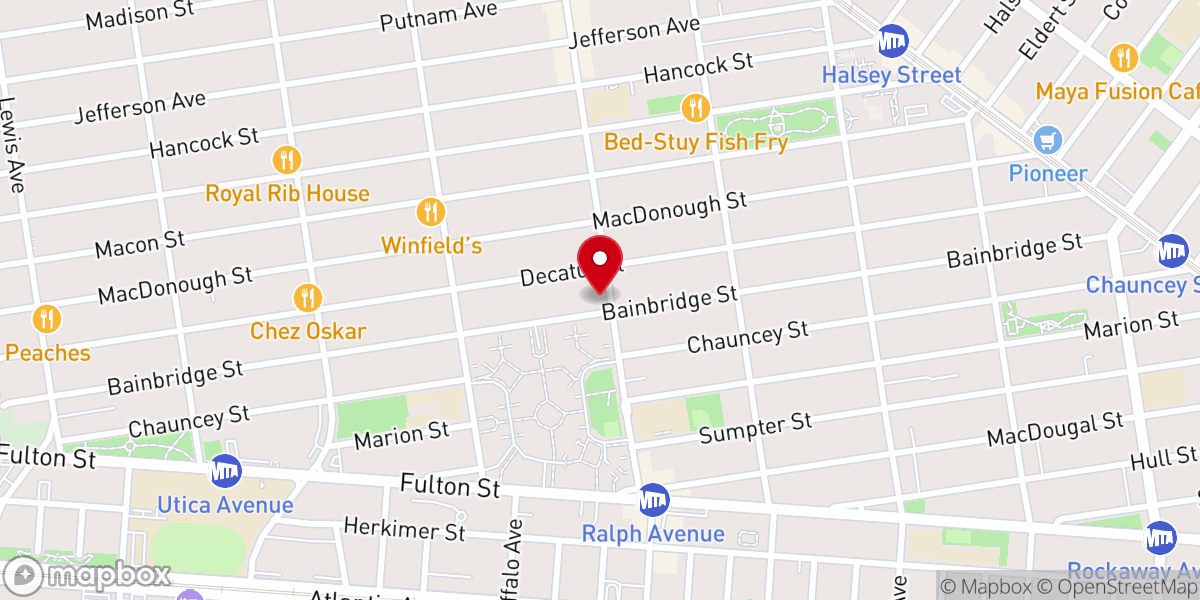 Map showing location of Moorish Science Temple No. 21