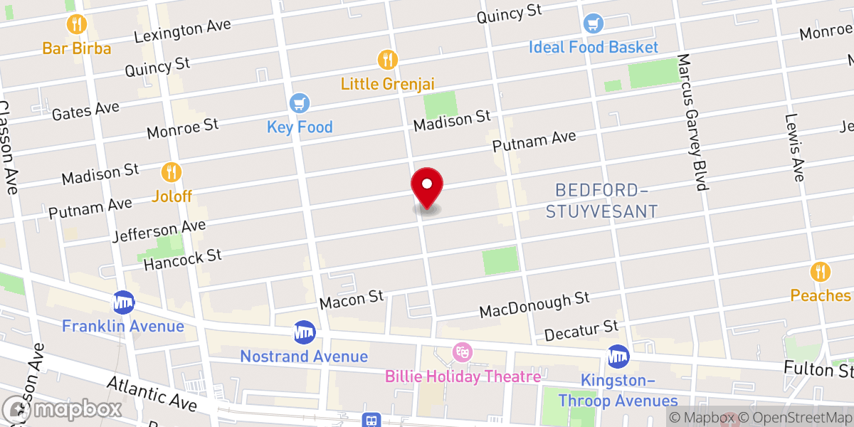 Map showing location of Moorish Science Temple No. 34