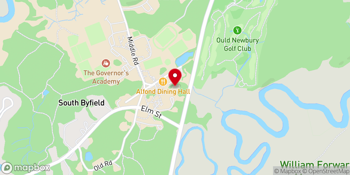 Map showing location of Moseley Chapel