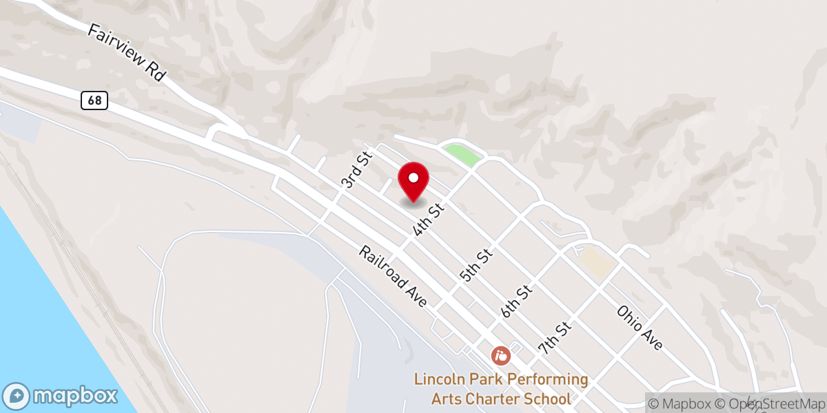 Map showing location of Mosley Donald
