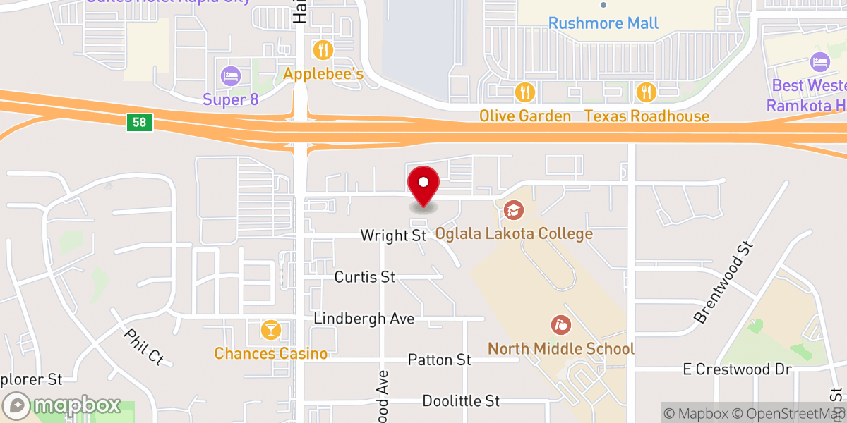 Map showing location of Mother Butler Center