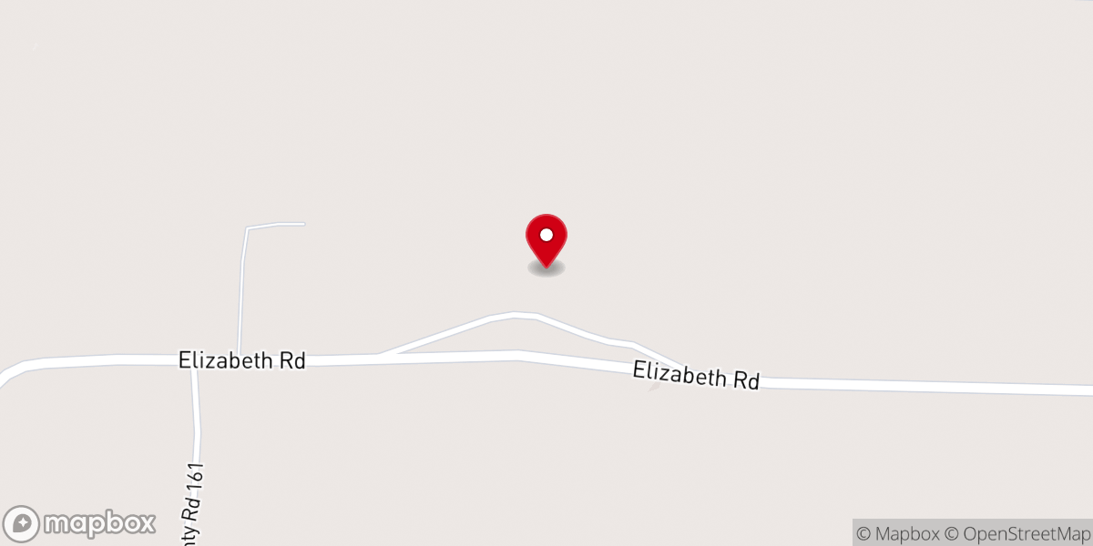 Map showing location of Mount Hope Amish Mennonite Church & School