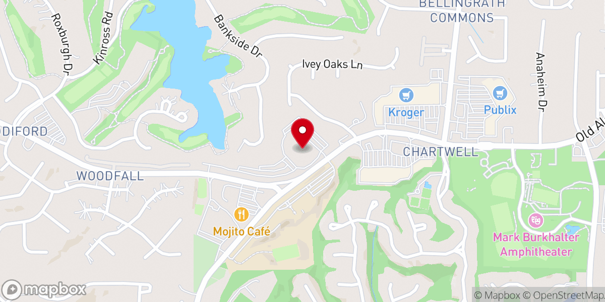 Map showing location of Mount Pisgah Church
