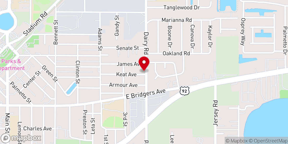 Map showing location of Movechurchfl