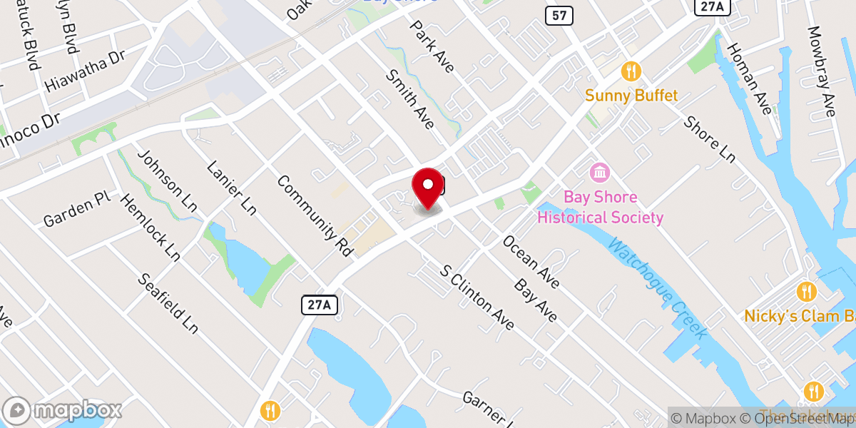 Map showing location of Msgr. Purick Hall