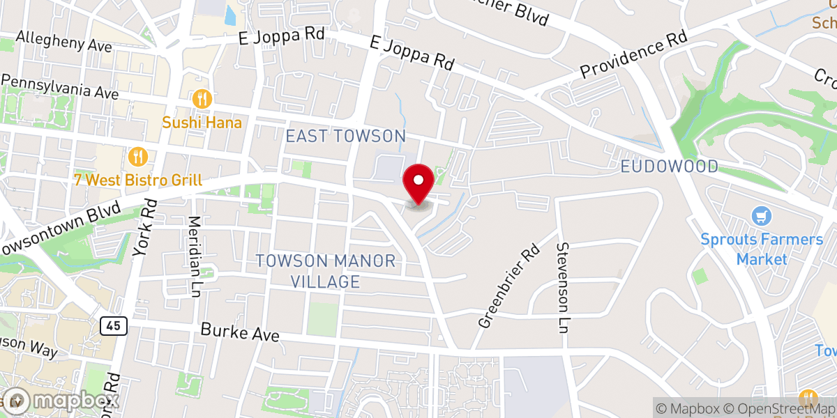Map showing location of Mt. Calvary A.M.E. Church