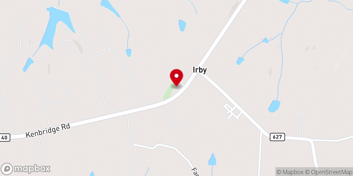 Map showing location of Mt Gazerine Baptist Church