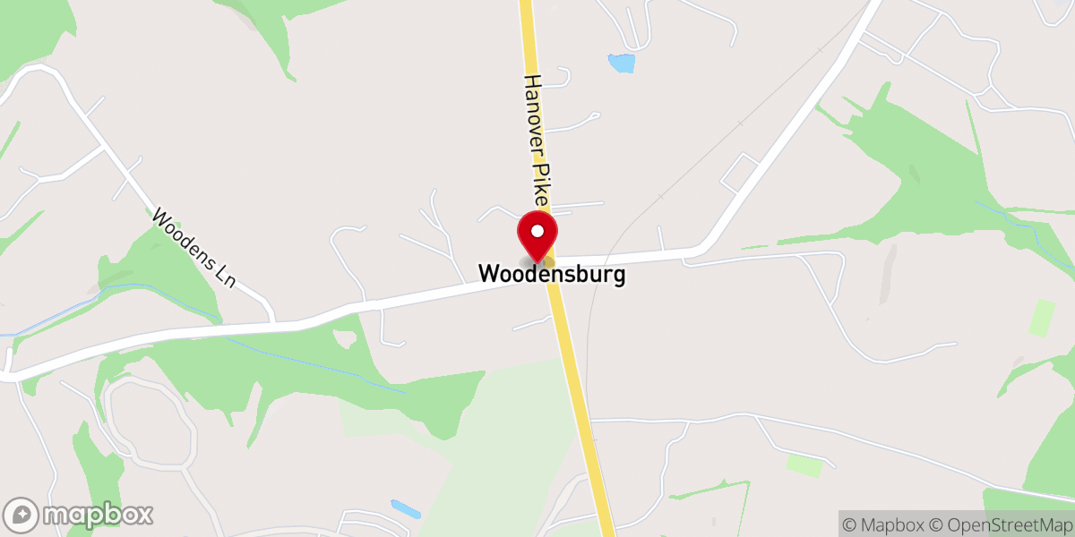 Map showing location of Mt Gilead United Methodist Church