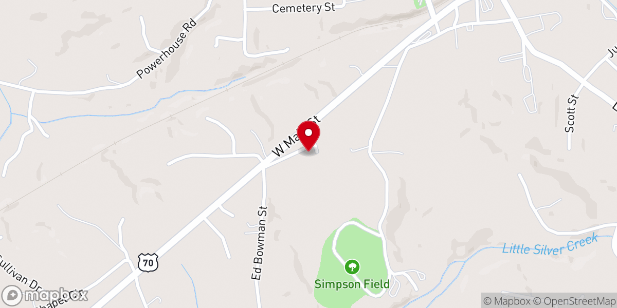 Map showing location of Mt Herman Ame Church
