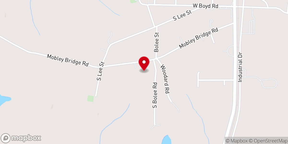 Map showing location of Mt Perria Baptist Church