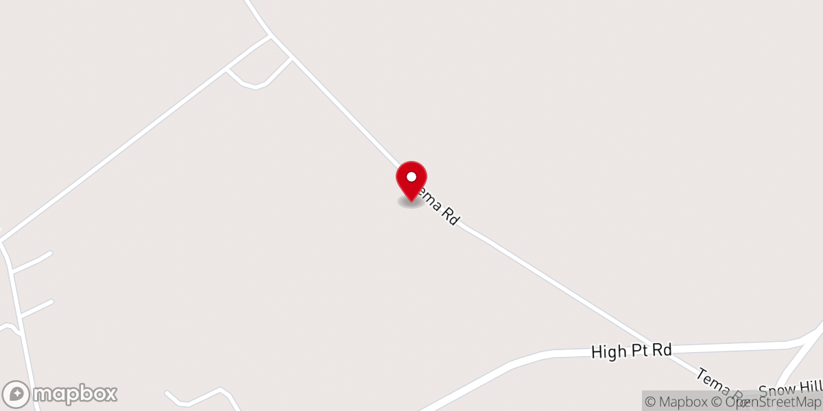 Map showing location of Mt Tema Baptist Church