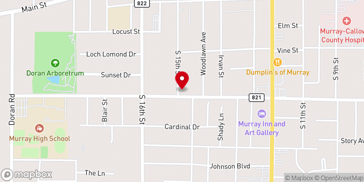 Map showing location of Murray Seventh-day Adventist Church