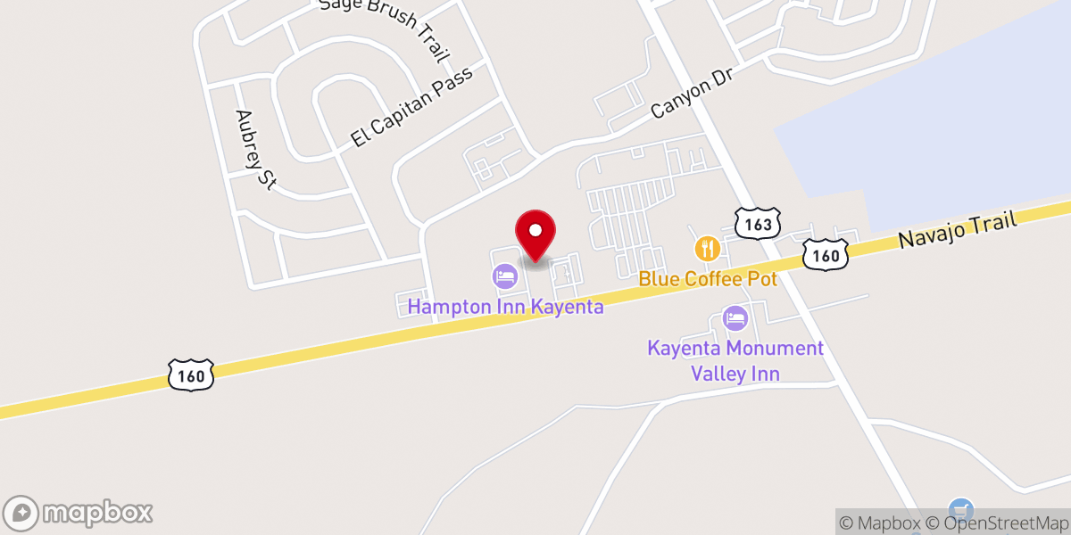 Map showing location of Navajo Shadehouse Museum