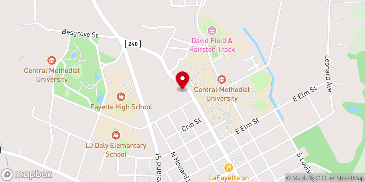 Map showing location of Navs@CMU