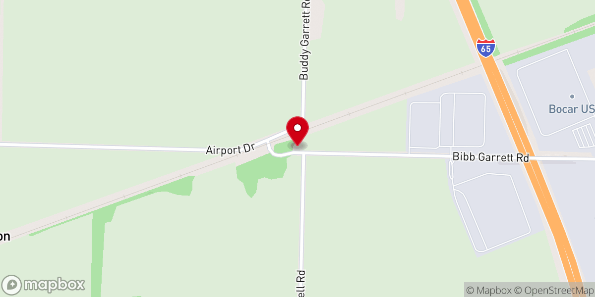 Map showing location of Nazarene Primitive Church
