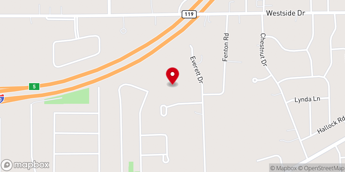 Map showing location of New Beginning Church International Nbci Inc