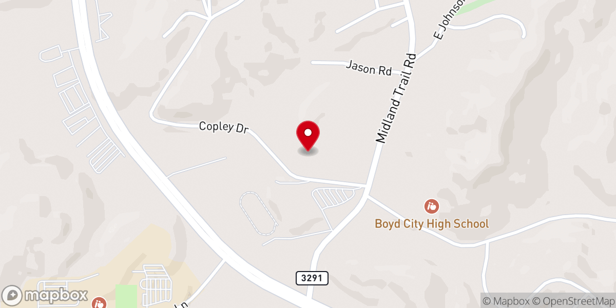 Map showing location of New Beginning Church of the Nazarene