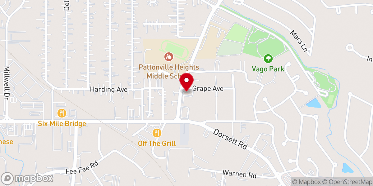 Map showing location of New Beginnings Assembly of God