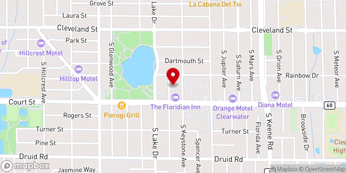 Map showing location of New Beginnings Community Church