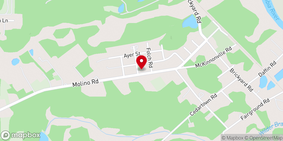 Map showing location of New Beginnings Molino