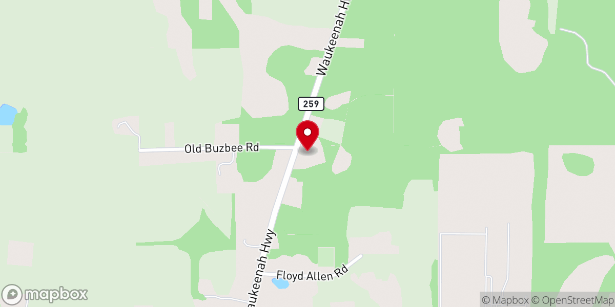 Map showing location of New Bethel Missionary