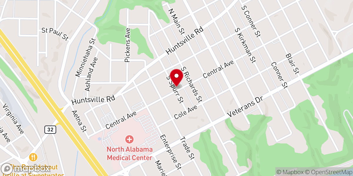 Map showing location of New Birth Ministries