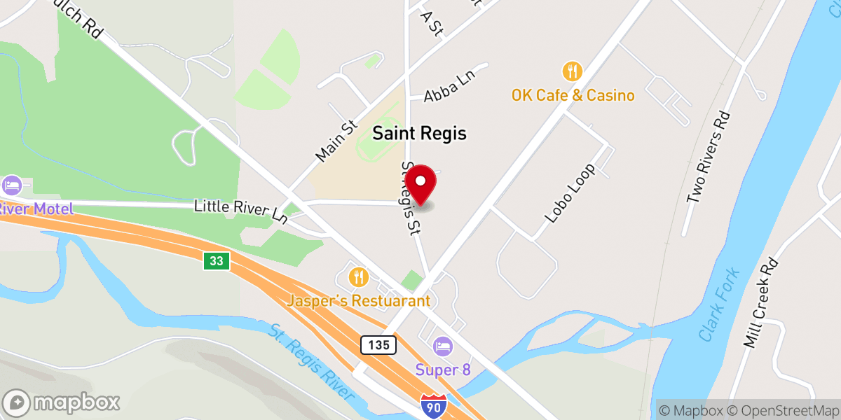 Map showing location of New day fellowship