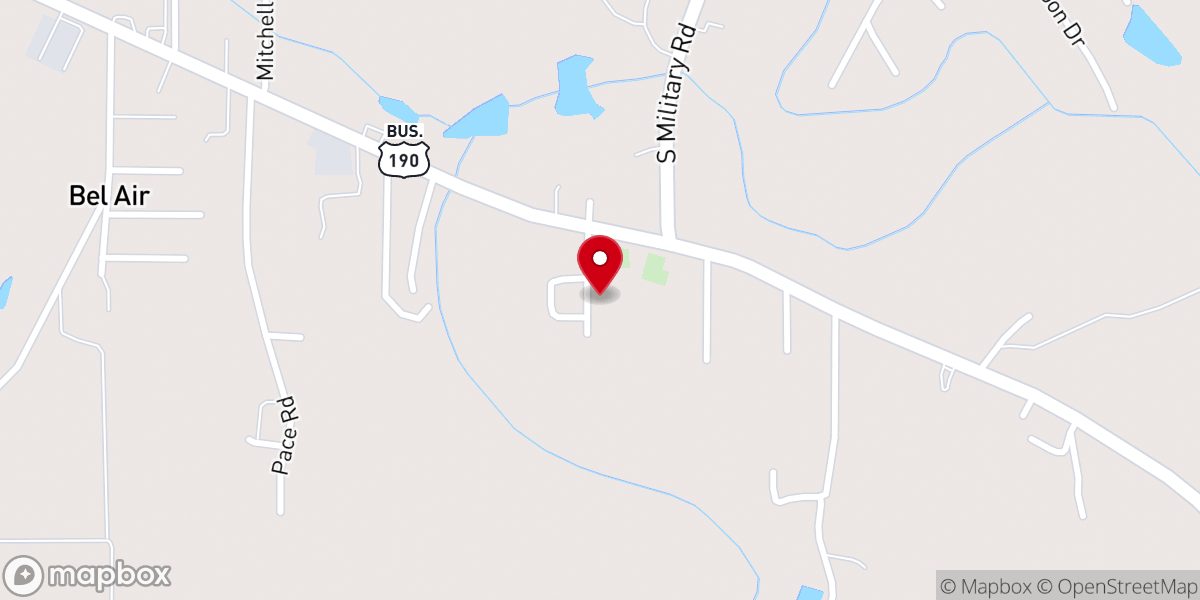 Map showing location of New Dimension Church of God in Christ