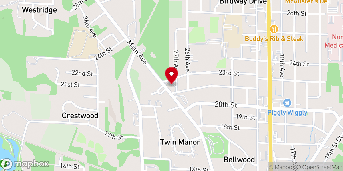 Map showing location of New Dimension Ministries
