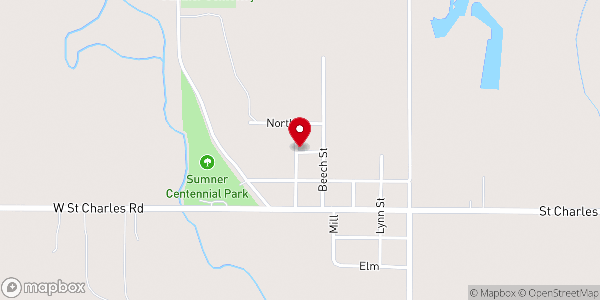 Map showing location of New Hope Tabernacle