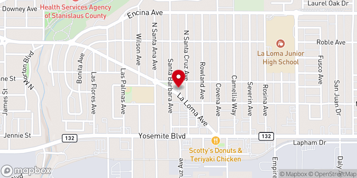 Map showing location of New Jerusalem International Ministries