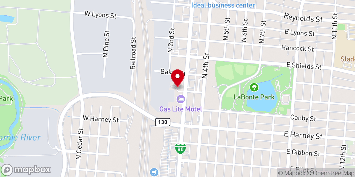 Map showing location of New Life Apostolic Church