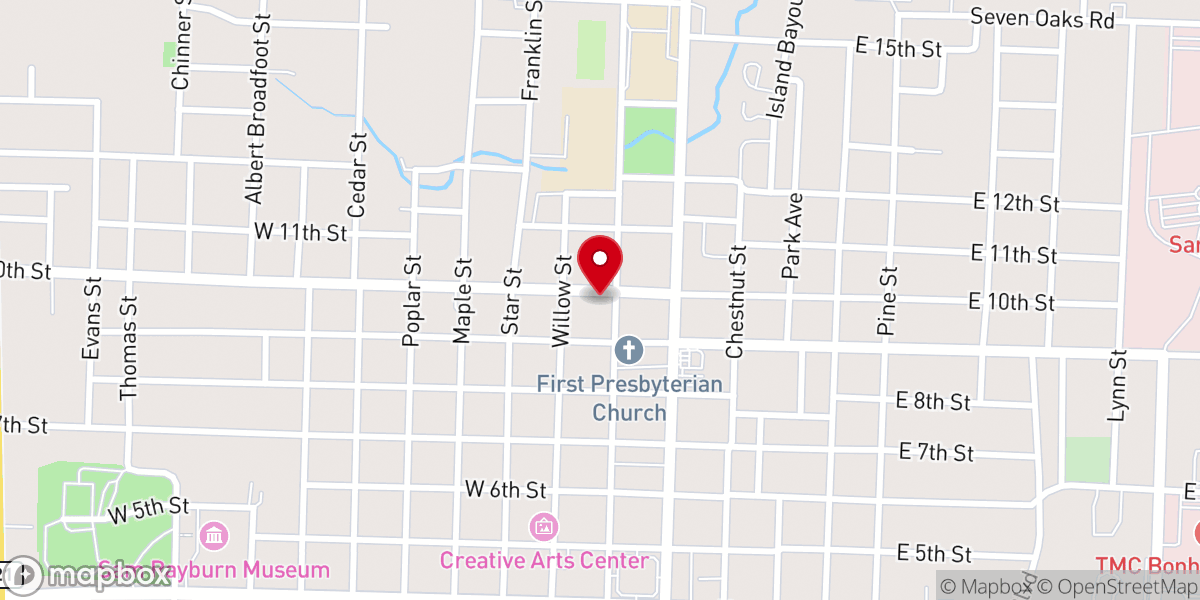 Map showing location of New Life Church of God & C