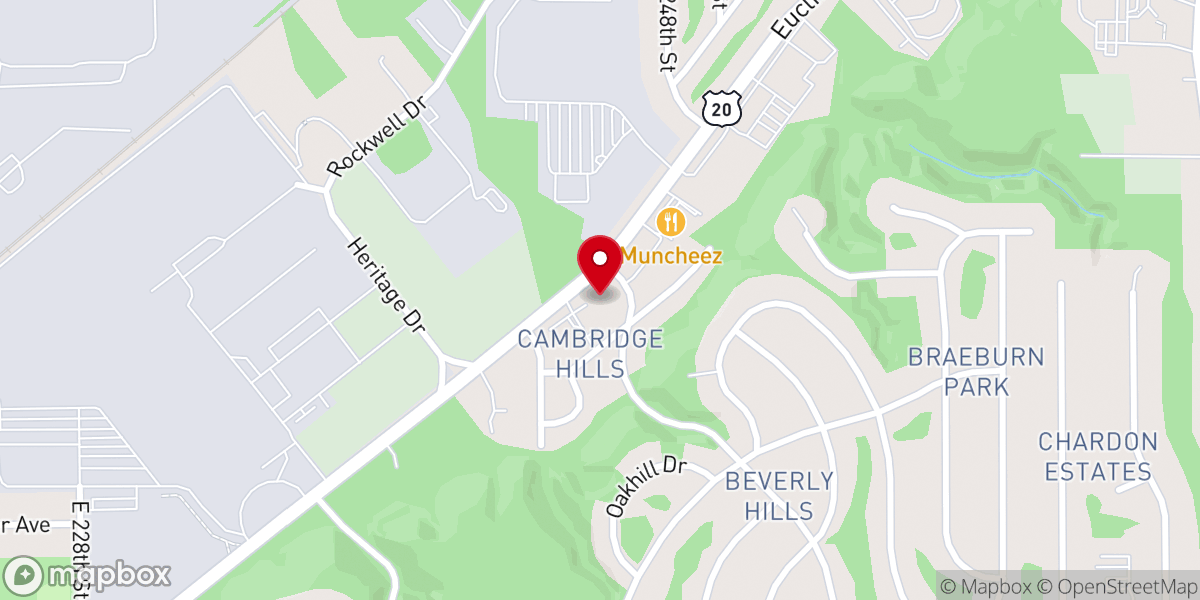 Map showing location of New Life Tabernacle of Praise