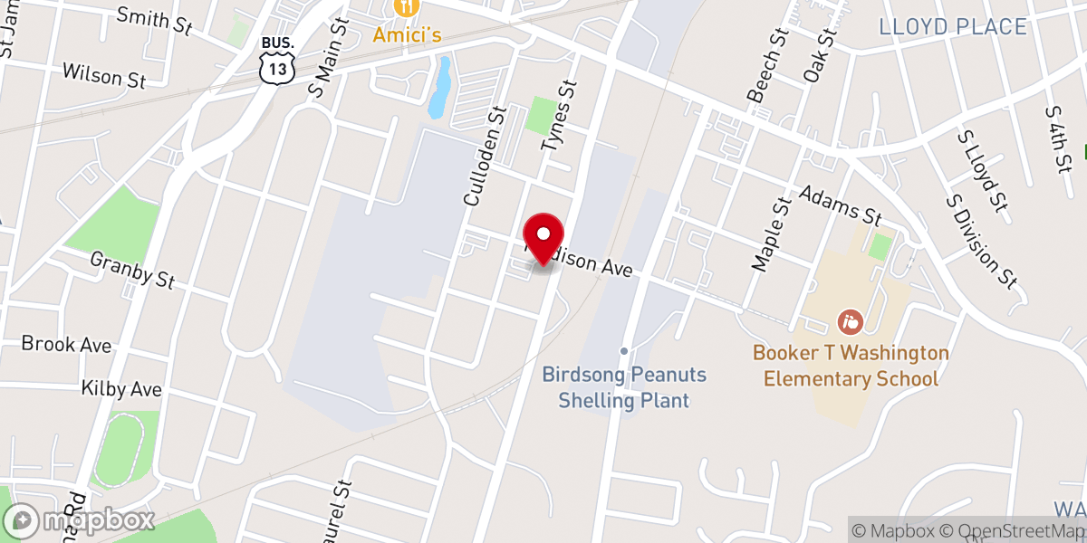 Map showing location of New Mt. Joy Food For Living Ministry