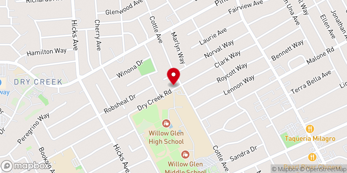 Map showing location of New Spring Community Church