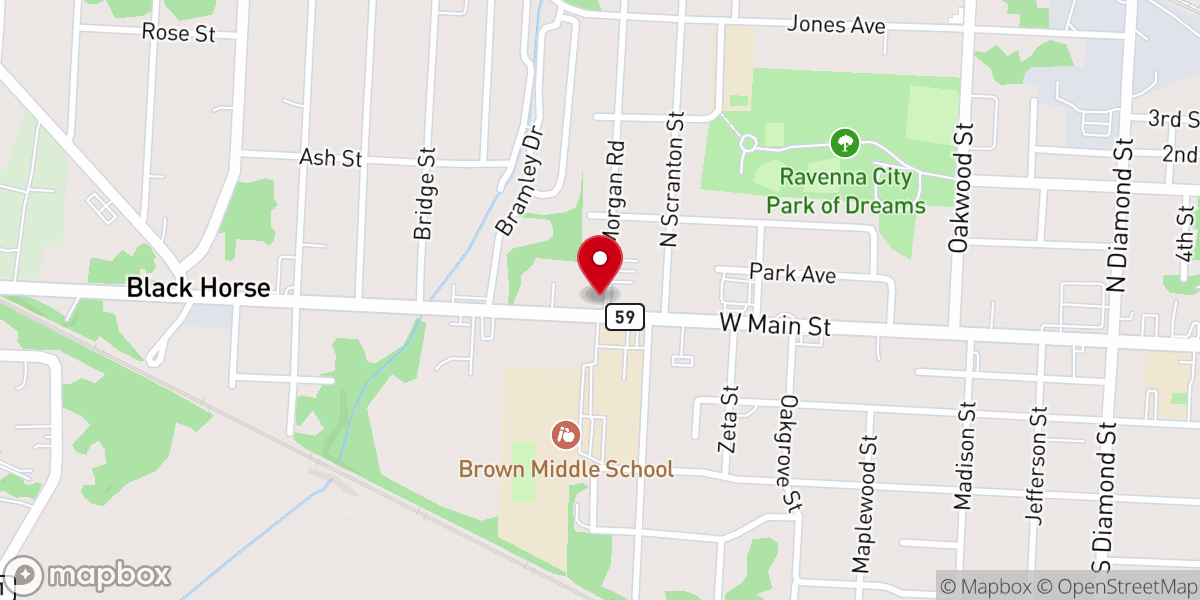 Map showing location of New Testament Baptist