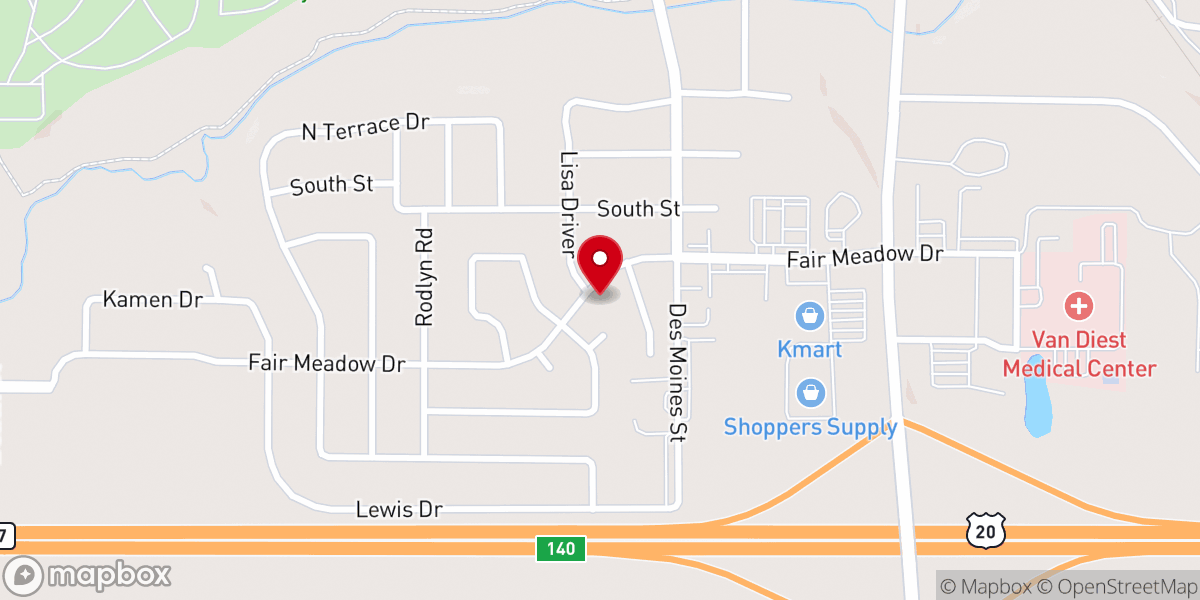 Map showing location of New Testament Church of Christ