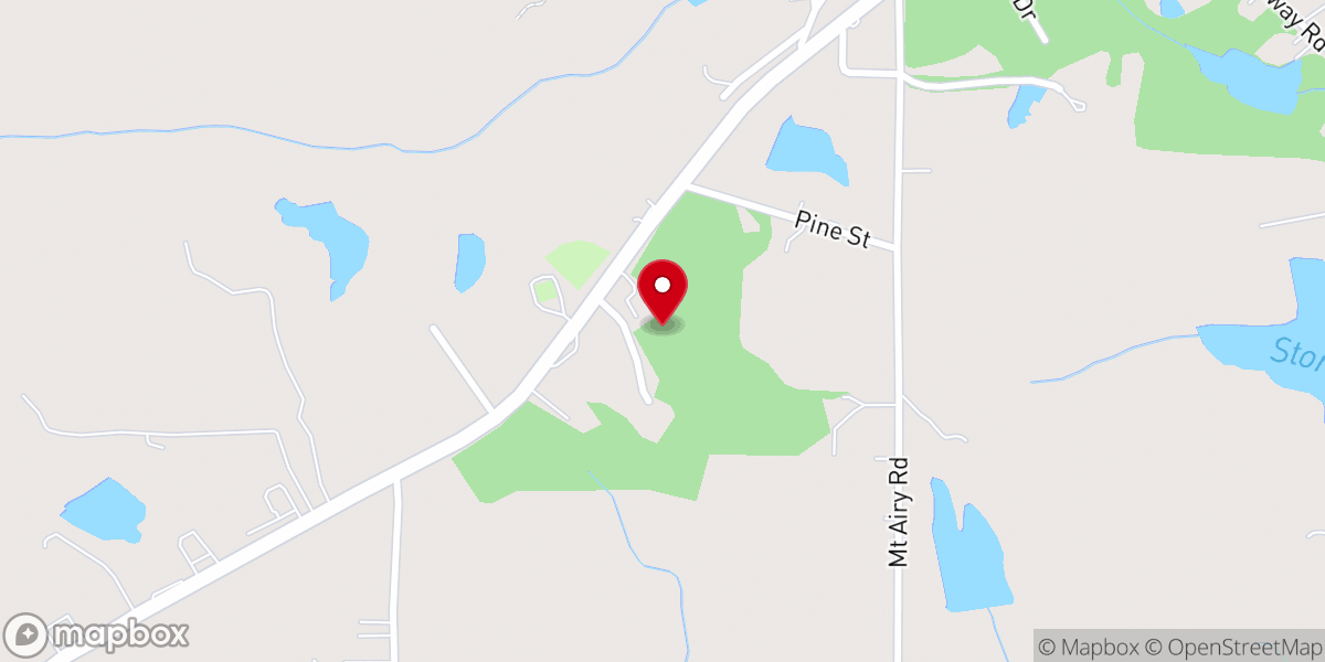 Map showing location of New Vision Christian Ministries