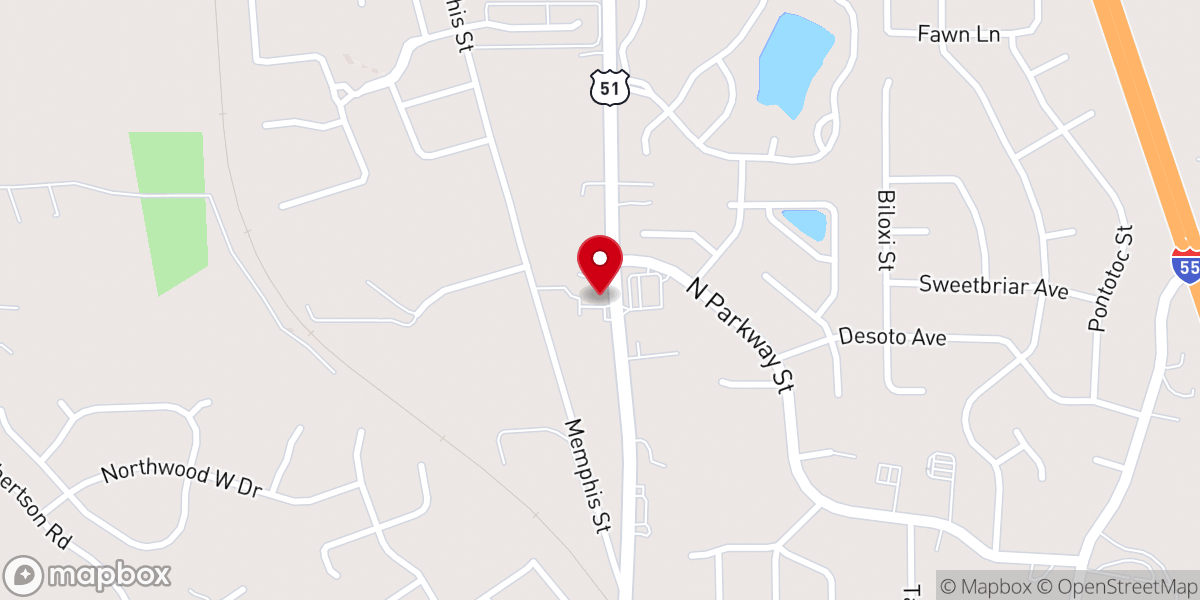 Map showing location of New Way Victory Church