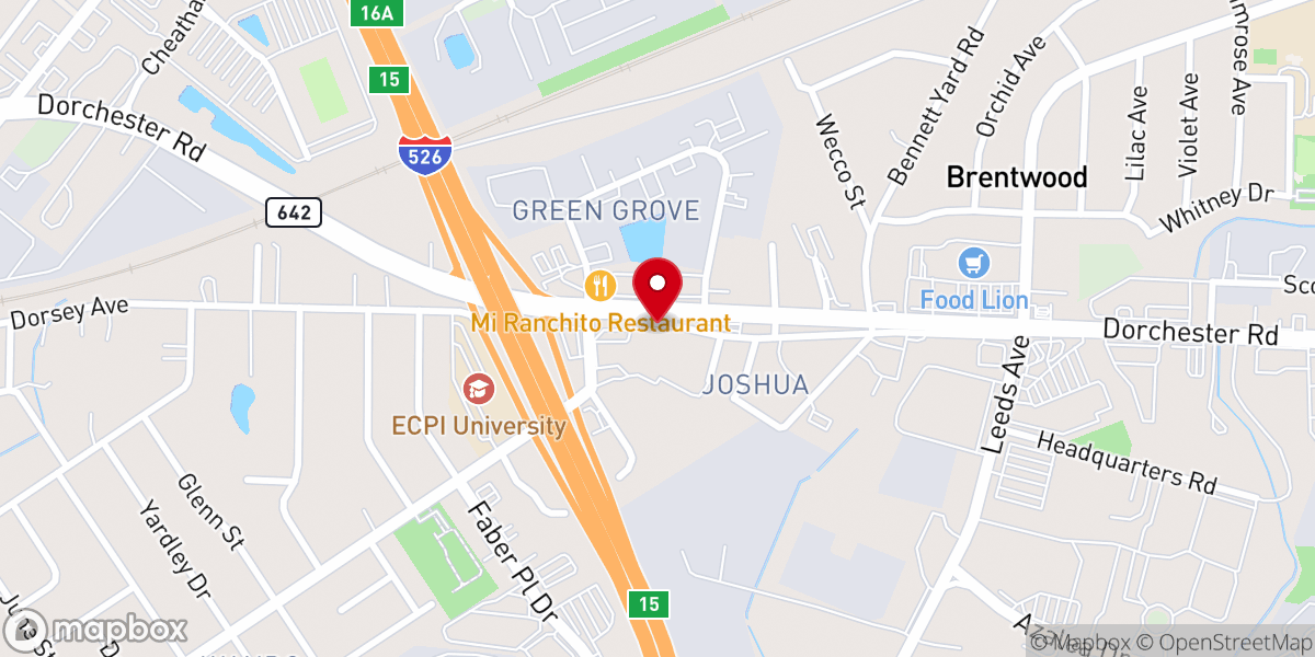 Map showing location of New Zion Rmue Church