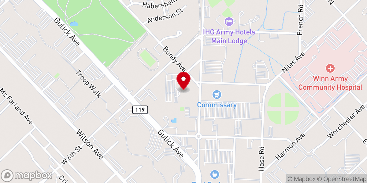 Map showing location of Newman Fitness Center