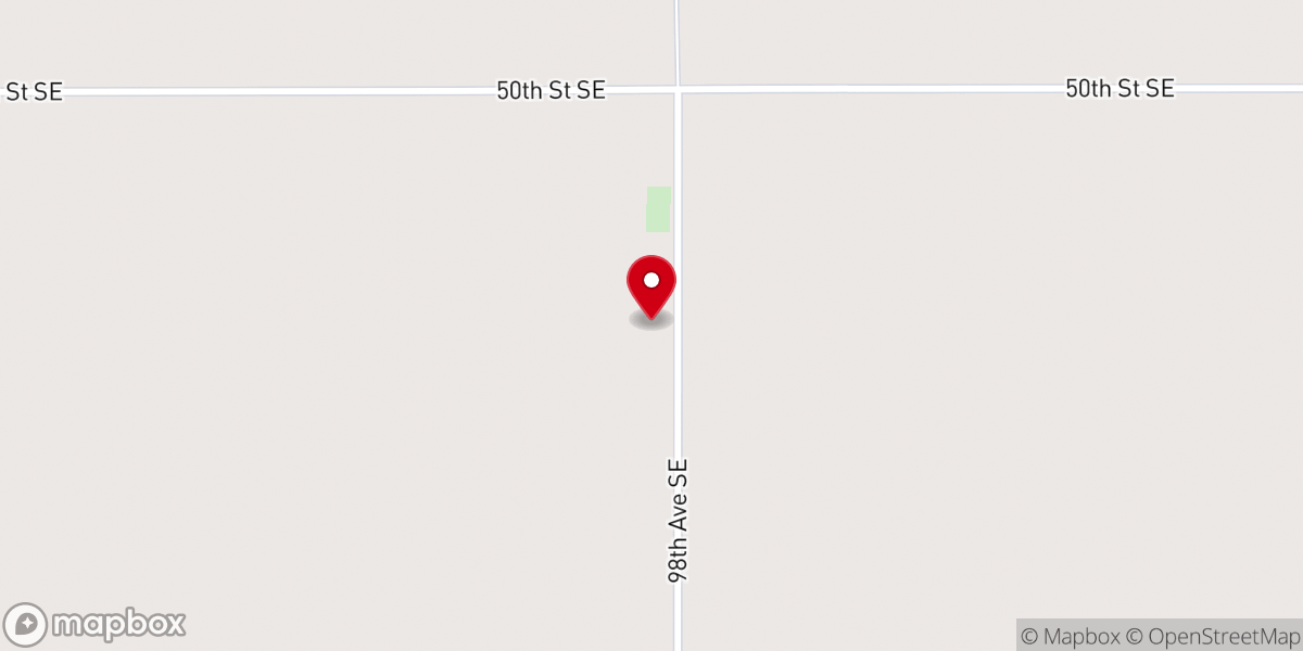 Map showing location of North Marion Reformed Church